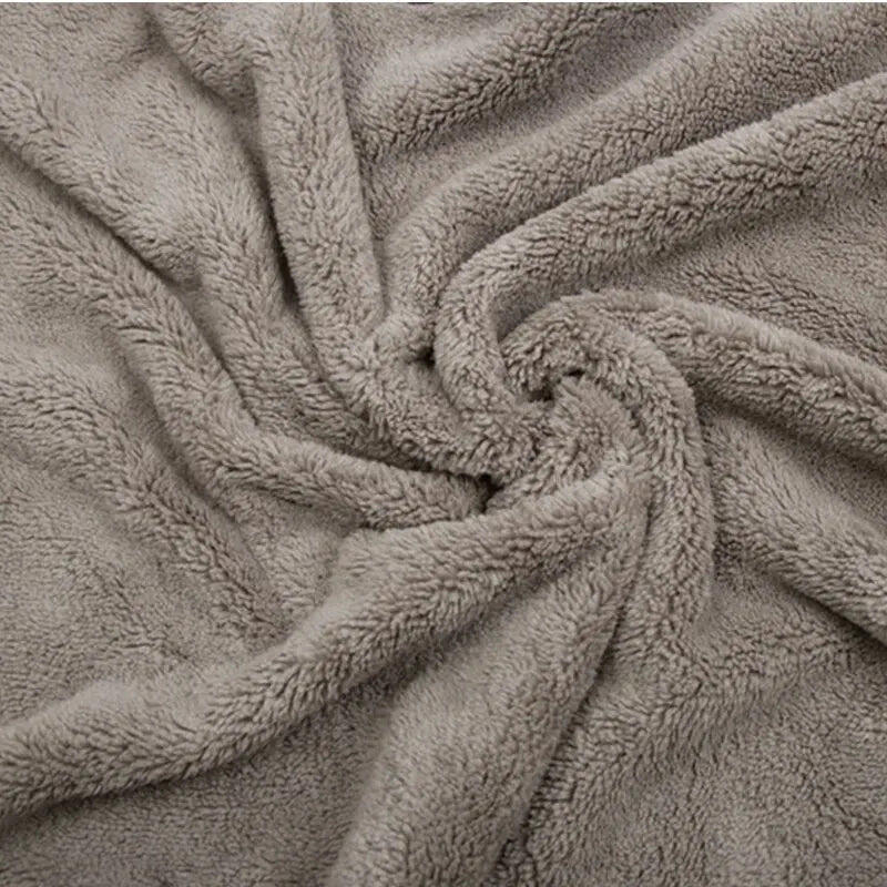 Microfiber Towel 75*35Cm Car Wash Cloth Auto Cleaning Door Window Care Thick Strong Water Absorption Dry Cloth for Car Detailing