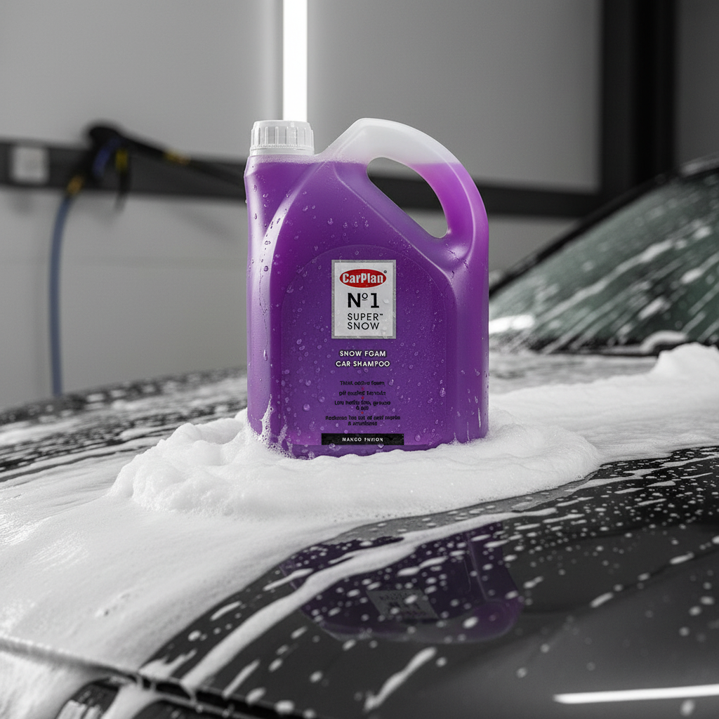 Bottle on foam hood
