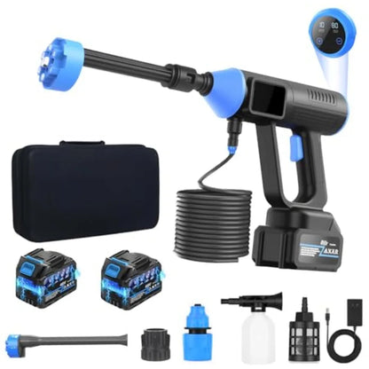 Cordless Pressure Washer 24000Mah Electric Power Washer with LCD Display 1200 PSI Portable Car Pressure Washer Handheld