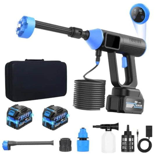 Cordless Pressure Washer 24000Mah Electric Power Washer with LCD Display 1200 PSI Portable Car Pressure Washer Handheld