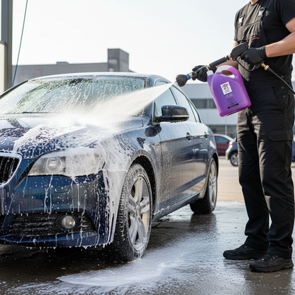 Foam cannon action