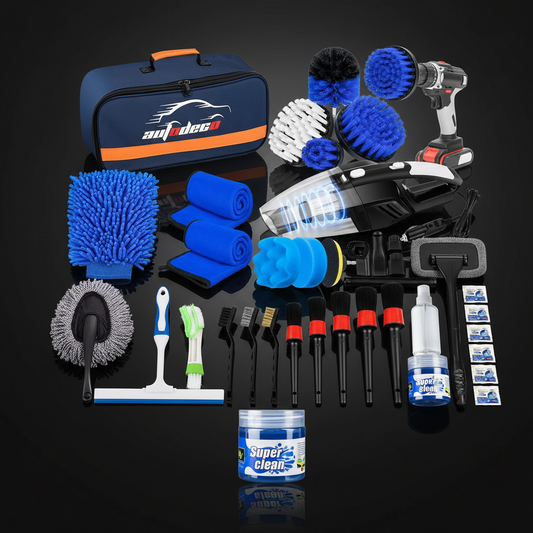 37-teiliges Auto-Detailing Set (Blau)